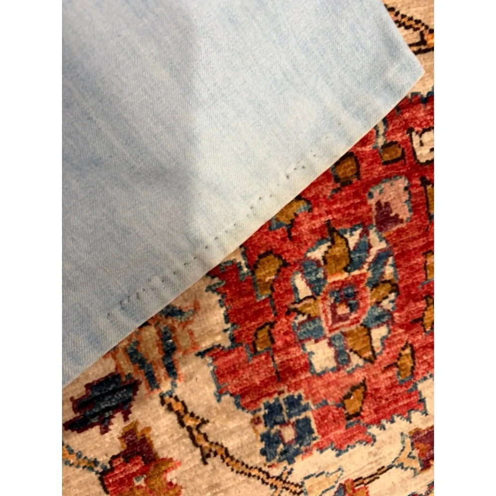 Levi’s 1850 San Francisco Heritage Orange Tab Wide Leg Jeans Light Wash